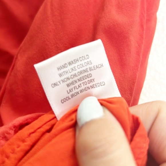 ModCloth Salmon Pull On Decorative Button Mini Skirt - Picture 10 of 11